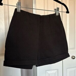 Hollister black high waisted shorts